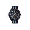 EDIFICE Series Nylon Sports Watch Quartz Movement Fabric Strap Japanese and Korean Watch Men's Watch Black Dial EFS-S550BL-1AV