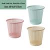 Small Mixed Color Lidless Plastic Trash Cans - 3 Pack