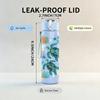 1PC Sea Turtle Underwater Ocean Pattern Print 750ml Color Plastic Sports Water Bottle Leakproof Flip Straw Lid Suitable for Sports Office Home Use