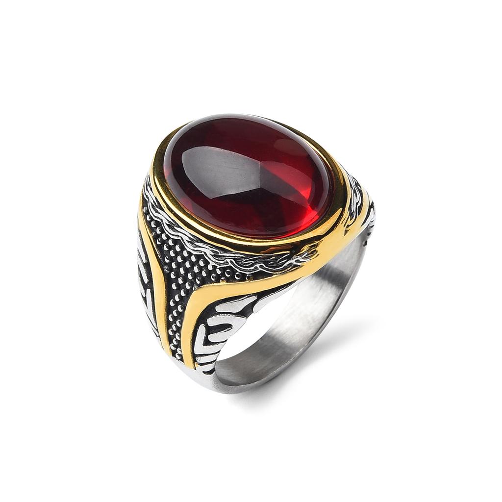 R3231Men's/Women Many Gem Style Colors 316LStainless Steel Rings Classic Fashion Trend Jewelry High Quality Products