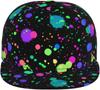 Splatter Neon Baseball Cap for Men Women Adjustable Trucker Hat Snapback Sun Dad Cap Lightweight Unisex for Summer Sport Travel