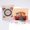 3D Pop Up Christmas Greeting Card Merry Christmas Gift Cards with Envelopes Santa Elk Snowman Holiday Cards for Christmas Parties Home Decor