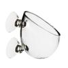 Klarer Wasserpflanzenbecher mit Saugnapfhalter Glaspflanzenbecher Topf Vase Rote Mückenlarven Futterspender für Fischbehälter Aquarium Aquascaping Dekoration