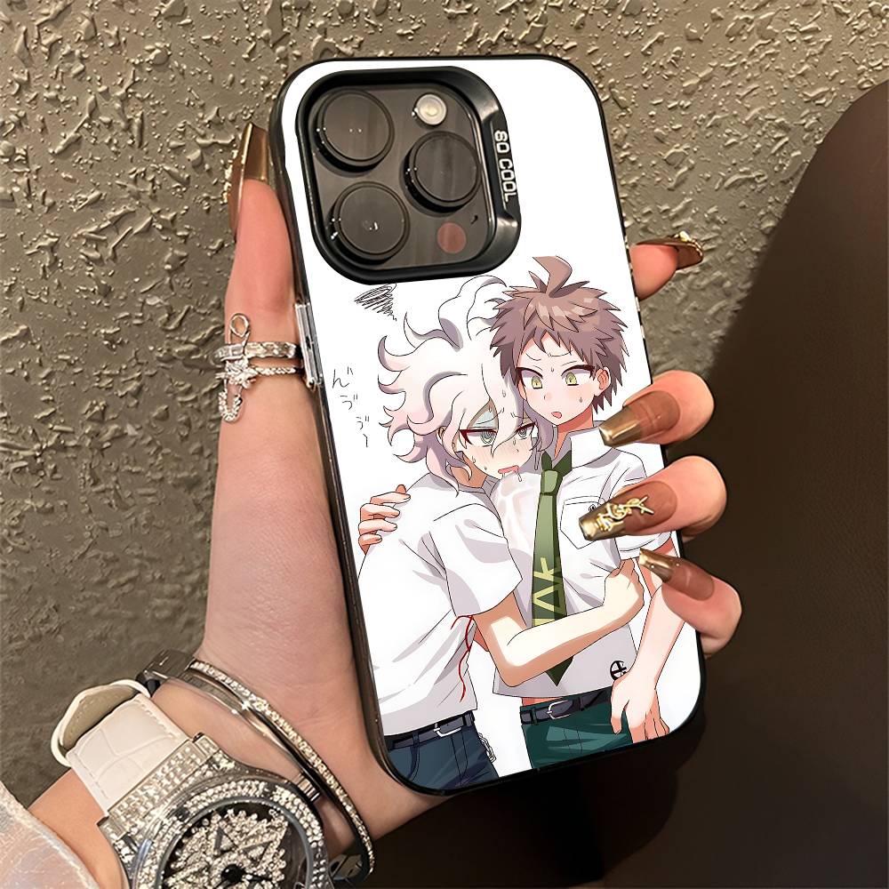 Nagito Hajime Komahina Phone Case For iPhone 15,16,12,14,13,17,11,E,Pro,Max,Plus,Air,Mini Black TPU Cover
