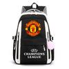 3 Piece School Backpack Set for Students Large Capacity Oxford Cloth Schoolbag with Shoulder Strap and Pencil Case
