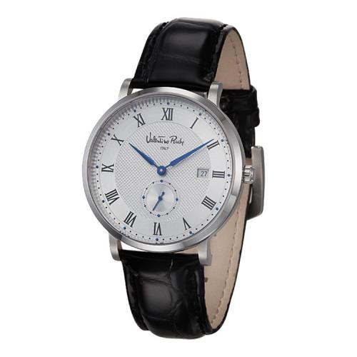 [VALENTINO RUDY] VALENTINO RUDY Men's Leather Watch VR6545A-WTBK