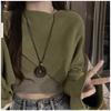 Handwoven Ceramic Butterfly Pendant Jewelry Bohemian Necklace Adjustable 80cm Wax Cord Lightweight Women Accessory