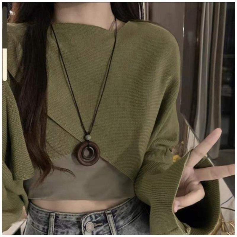 Handwoven Ceramic Butterfly Pendant Jewelry Bohemian Necklace Adjustable 80cm Wax Cord Lightweight Women Accessory