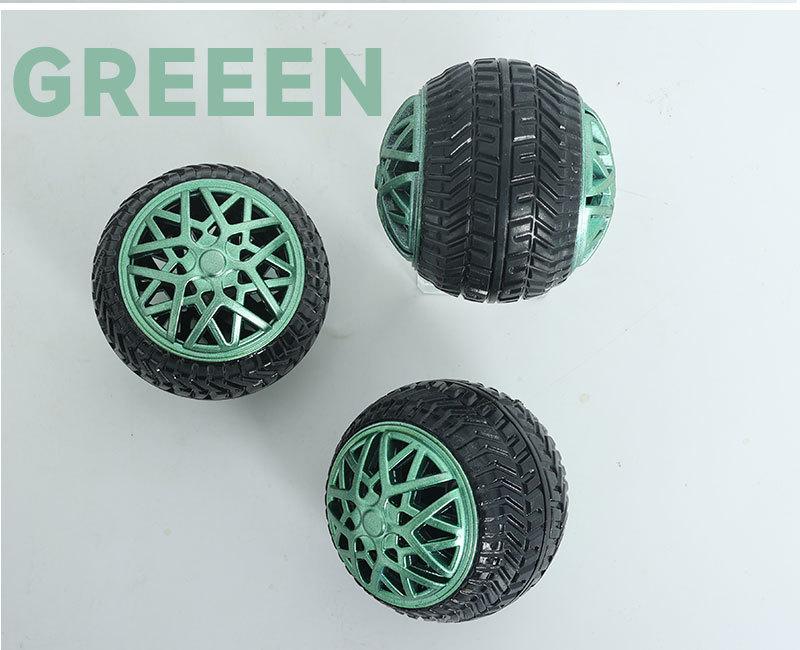 Light-emitting Bouncy Ball Toys Creative 3D Three-dimensional Simulation Wheel Modeling Round Squeeze Ball Bouncy Ball Toys