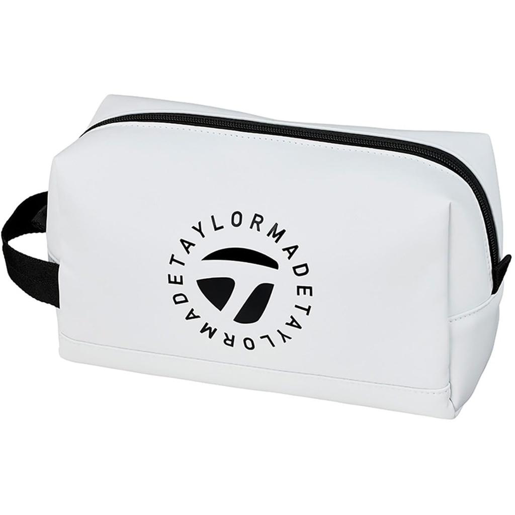 TaylorMade Circle Logo Pouch, White, Unisex, 2015 Spring/Summer Collection