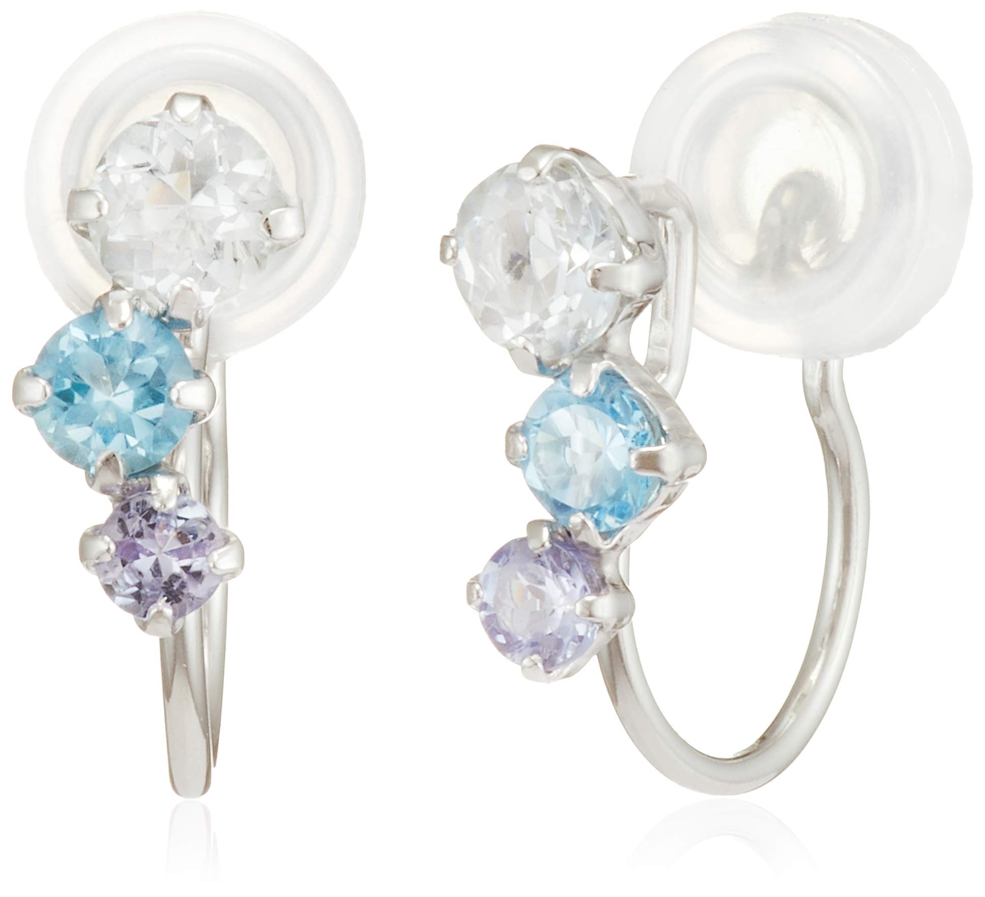 

BLOOM Earrings K10 White Gold December Birthstone Tanzanite [BLOOM] [Official] Women s 0281-0743-0038-0000