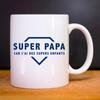 Mug SUPER DAD BECAUSE I HAVE SUPER KIDS 2 WAF