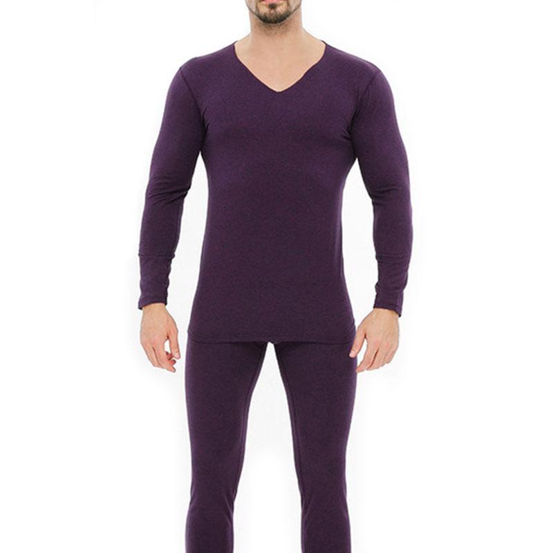 Herren-Thermobekleidung, nahtlos, lange Unterhosen, warmes Samt-Oberteil, Hose, Winter-Thermounterwäsche