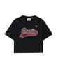 1993STUDIO [Lg Twins] Over Crop T-Shirt_Black