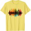 Nature Reflection Forest Trees Outdoor Wildlife T-Shirt