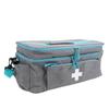 First Responder Bag Medication Carrying Case Emergency Supplies Storage Bag for Car Home Office Outdoor Grey 18x23x40cm