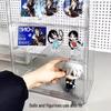 Multi-Layer Acrylic Display Case: Transparent Magnetic Storage for Figurines and Badges