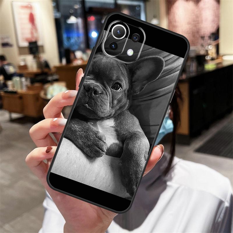 Französische Bulldogge Hund Mops Hülle Für Xiaomi 17 Pro Max 14 15 Ultra 13T 14T 15T Pro POCO X7 Pro X3 X5 X6 F5 F6 F7 Abdeckung