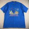 Vintage Screen Stars Best Shirt XL Nashville USA Blue Fireworks 80s 90s SS