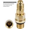 E-cowlboy 6.0L for Powerstroke Fuel Pressure Test Fitting Adapter for 2003-2010 Ford Diesel Engine(With Schrader Valve)