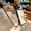 Plating Clear Phone Cases For For Iphone 17 16 1 Pro Max Camera Lens Protection Cover For For Iphone 14 13 Pro Max 17Pro Case