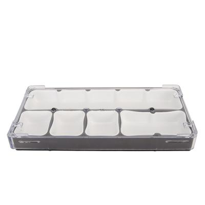 Watch Parts Storage Box Portable 5 Compartments Strong Protection Impact Resistance Waterproof for