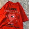 Self Love Is Not Selffish,Love Ourself Men T-Shirts Couple Sweat T-Shirt Fashion Casual T Shirts Vintage Tee Clothes T Shirts