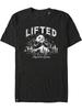 LRG Group Unisex's Graphic T-Shirt - Black Casual Tee With LIFTED ReseaCYCYCh Group & Bear Mountain Design
