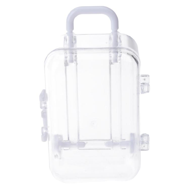 Mini Suitcase for Dolls Miniature Dollhouses Decoration Small Luggage Storage Box S