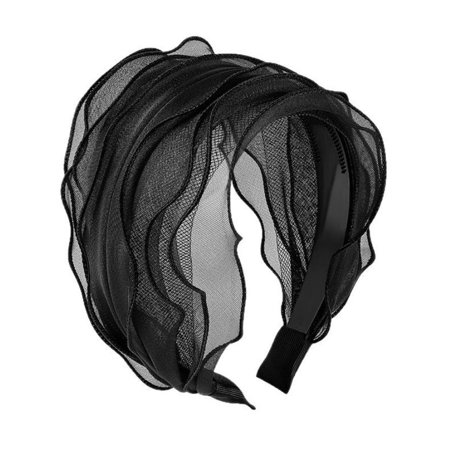 Wide Women Hairband Solid Lace Turban Solid Elastic Hair Bands Hair Accessories Headband for Women Girls Headdress Dropship Gift