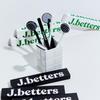 J.betters Tongue Cleaner 2 Pcs (Black + White)