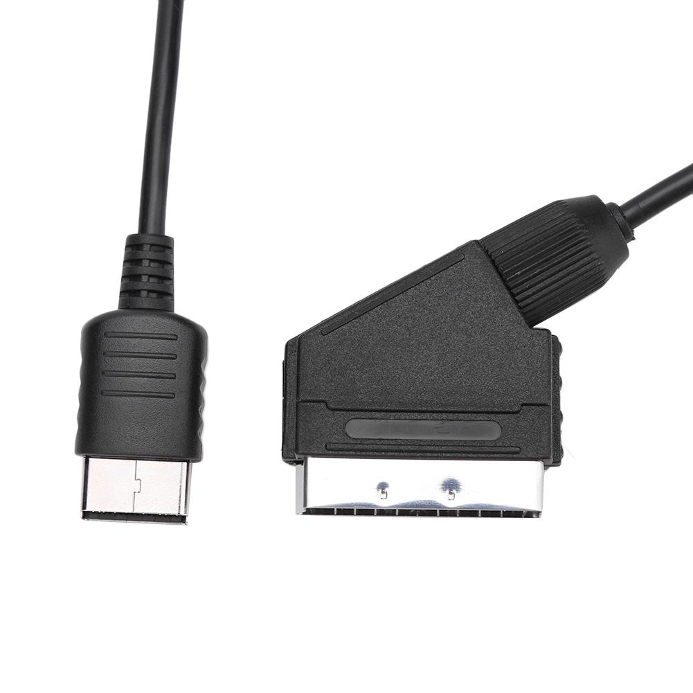 RGB Scart Cable Replacement TV AV Lead RGB Scart Cable Image Definition Improvement for SEGA Dreamcast DC