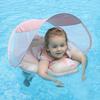 Baby Float, Kids' Swim Ring, with Removable Sunshade and Seatbelt, UV Protection SPF50+, Foot-In Swim Ring, for Outdoor Play, Travel, Summer Vacation,