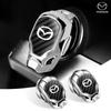 Auto-Plakette One-Click Start Schutzhülle Start Stopp Knopf Dekorationsaufkleber für Mazda 2 3 5 7 CX5 CX7 CX9 MX5 CX30 Skyactiv