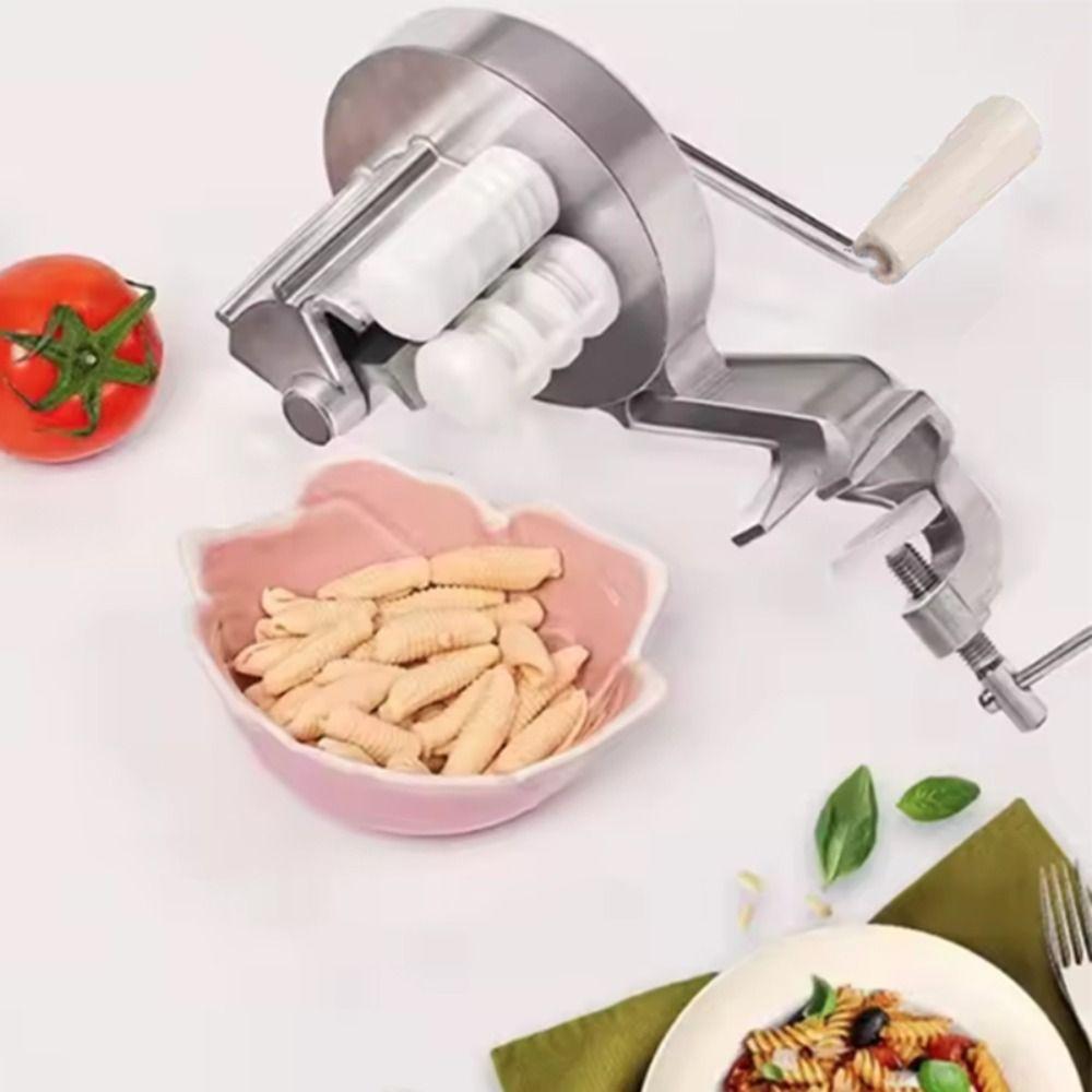 Hand Crank Macaroni Maker Ergonomic Fettuccine Machine Kitchen Tool Manual Pasta Maker  Restaurant