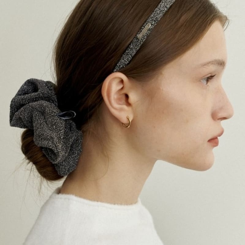 LOVE ME MONSTER Glitter Hair Scrunches L_3Color