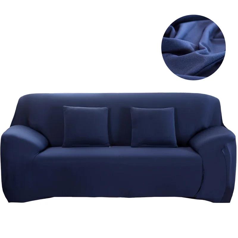 Solid Stretch Sofa Cover Tight Wrap All-Inclusive Sofa Cover For Living Room Funda Sofa Couch Cover Armchair Cove Elastic Plain
