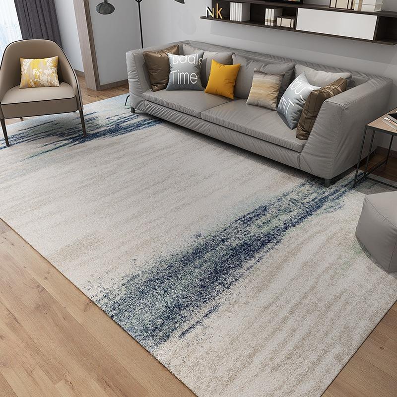Simple Style Carpet Living Room Decoration Home Ins Bedroom Carpets Short Velvet Non-slip Washable Floor Mats Large Area Rug