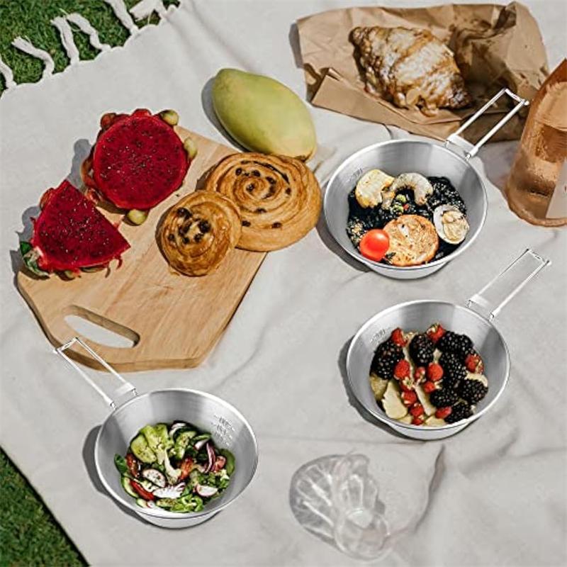 Stainless Steel Sierra Cup For Camping Hiking Picnic Outdoor Enthusiasts Portable Unbreakable Coffee Tea Drinkware Multipurpose