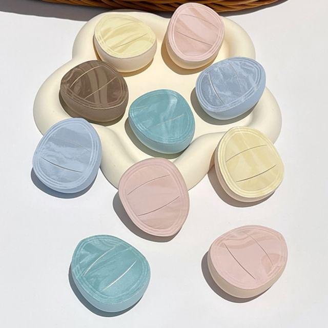 Sweetpourin - Набор из 5: Спонж-подушечка для макияжа  Маршмеллоу Pink & Yellow & Blue & Green & Brown