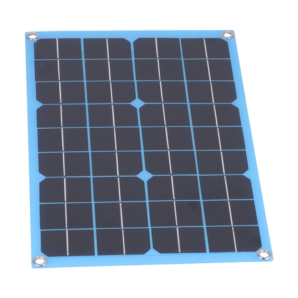 Solar Panel Monocrystalline Silicon Portable 20W USB Power Supply Charger for Battery