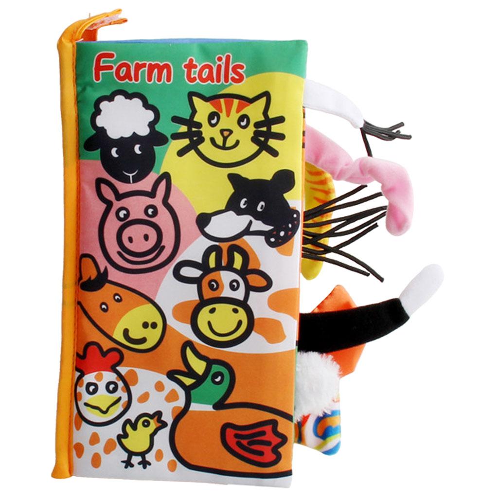 Book Crinkle Development Interactive Stroller Toy 0-6 Months