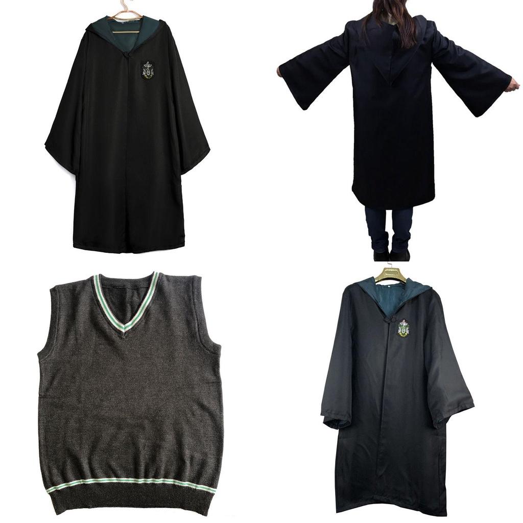 Harry Potter Kostüm Hogwarts Erwachsener Kind Robe Umhang Weste Mit Atmungsaktivem Stoff Und Exquisiter Naht Für Halloween Cosplay