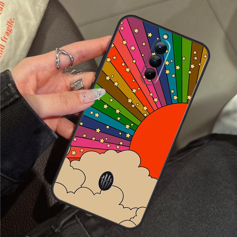 Rainbow 70s Groovy landscape Case For ZTE Nubia RedMagic 11 Air 8 9 10 8S 9S 10S Pro Plus 5G 5S 6 7 6S 7S Pro 10 Air Cover