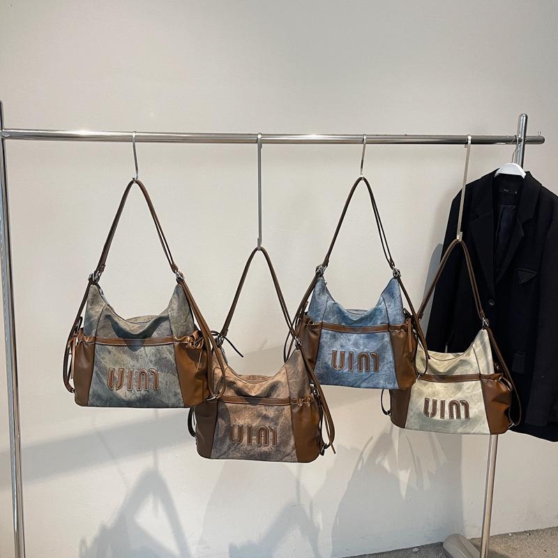 Damen Retro Minimalistisch Großvolumige Tragetasche - High-End Outdoor Lässige Schulterhandtasche