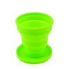 Hot Sale Portable Silicone Retractable Folding Cup With Lid Outdoor Telescopic Collapsible Drinking Cup Travel Camping Water Cup