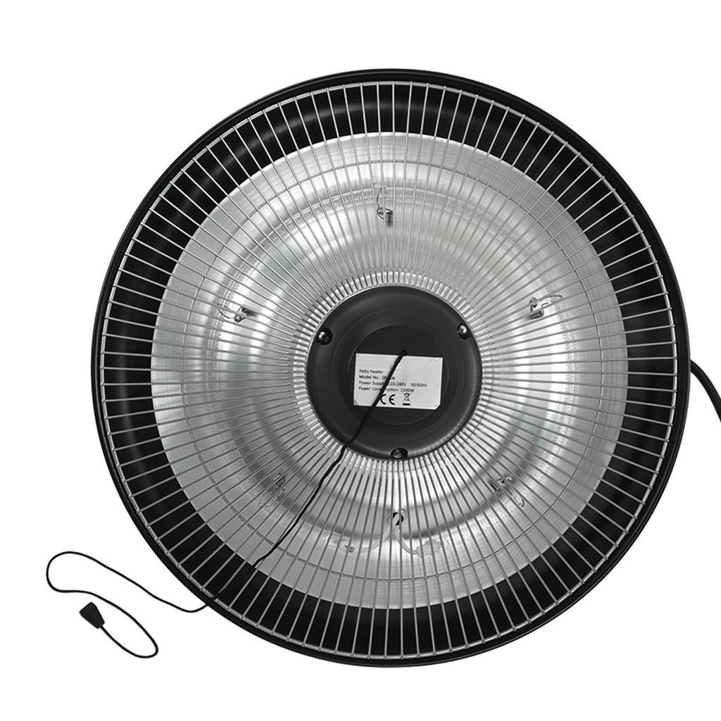 Hanging Patio Heater IP23 Waterproof Outdoor Ceiling Electric Heater Silent Operation 3s Heating