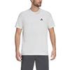 Adidas T Shirts Men's White Crew Neck Moderate Straight Fit GL6102