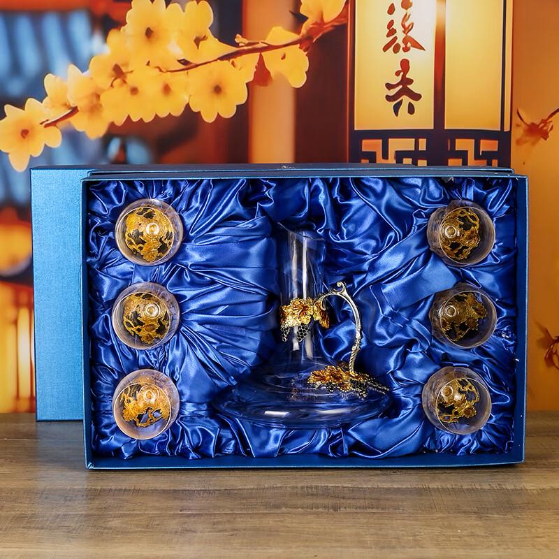 

Набор для вина Shangqi European Enamel Crystal: Декантер и бокалы