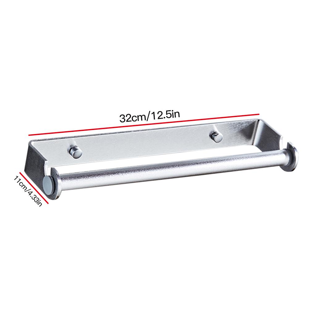 RecabLeght Toilet Paper Holder Bathroom Towel Rack Aluminum Paper Towels Holder Kitchen Roll Wc Accessories Wall Mounted Shelf